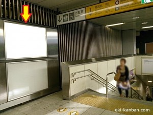 渋谷駅内回りホーム№118①写真１