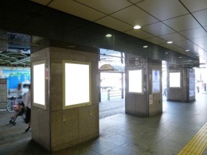 高田馬場駅4面セット写真