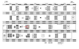 JR／池袋駅／下りホーム／№25駅看板・駅広告、位置図