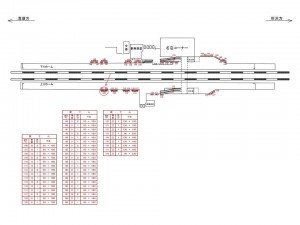 西武　秋津駅／駅でん／№106駅看板・駅広告、位置図