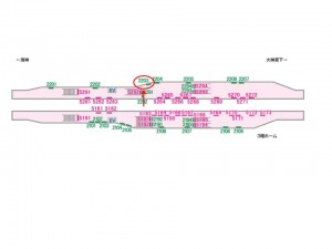 京成　船橋駅／／№2203駅看板・駅広告、位置図