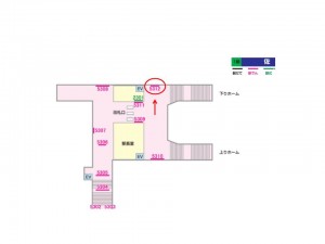 京成　佐倉駅／／№5312駅看板・駅広告、位置図