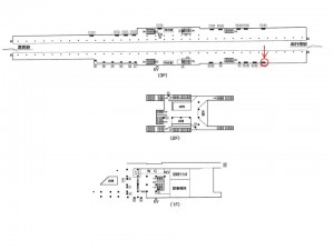 東京メトロ／浦安駅／東西線／№21駅看板・駅広告、位置図