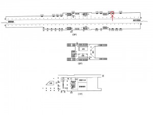 東京メトロ／浦安駅／東西線／№17駅看板・駅広告、位置図