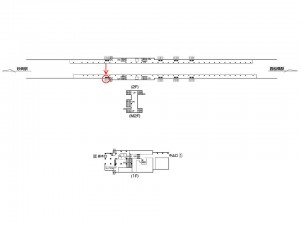 東京メトロ／原木中山駅／東西線／№8駅看板・駅広告、位置図