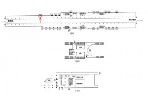 東京メトロ／浦安駅／東西線／№1駅看板・駅広告、位置図