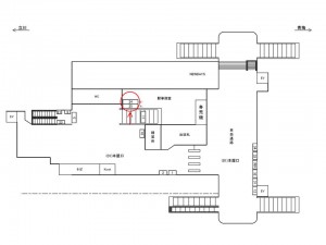 JR／昭島駅／本屋口／№24駅看板・駅広告、位置図