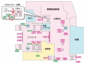 京成　勝田台駅／／№2403駅看板・駅広告、位置図