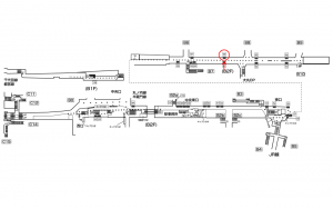 東京メトロ／大手町駅／東西線／№66駅看板・駅広告、位置図