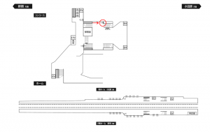 小田急　小田急相模原駅／／№1674駅看板・駅広告、位置図