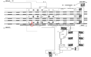 西武　所沢駅／駅だて／№71駅看板・駅広告、位置図