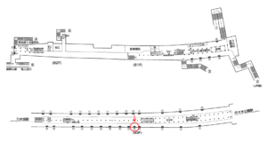 東京メトロ／明治神宮前〈原宿〉駅／千代田線／№19駅看板・駅広告、位置図