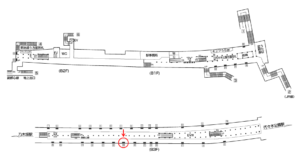 東京メトロ／明治神宮前〈原宿〉駅／千代田線／№29駅看板・駅広告、位置図