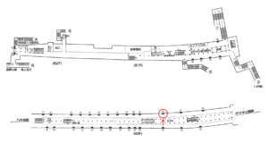 東京メトロ／明治神宮前〈原宿〉駅／千代田線／№12駅看板・駅広告、位置図