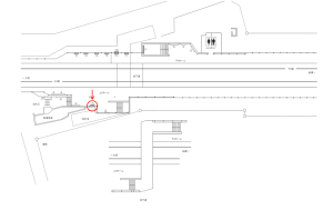 東武　藤の牛島駅／／№505駅看板・駅広告、位置図