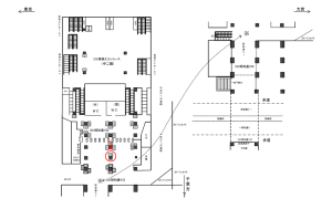 JR／秋葉原駅／昭和通り口／№138駅看板・駅広告、位置図