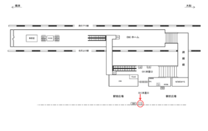 JR／根岸駅／本屋口／№11駅看板・駅広告、位置図