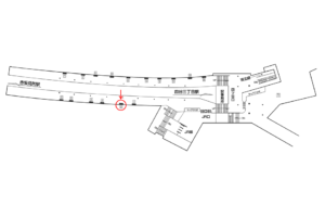 東京メトロ／四ツ谷駅／丸ノ内線／№2駅看板・駅広告、位置図