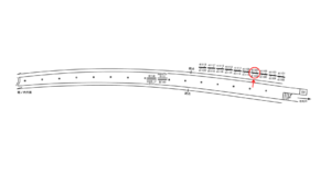 京急／浦賀駅／№41107&／№41108駅看板・駅広告、位置図