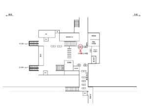 JR／東神奈川駅／橋上本屋口／№31駅看板・駅広告、位置図