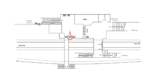 京急／京急富岡駅／／№23008駅看板・駅広告、位置図