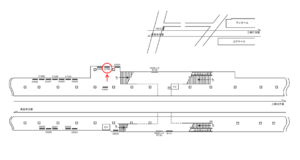 京急／弘明寺駅／／№21022駅看板・駅広告、位置図