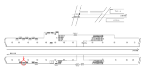 京急／弘明寺駅／／№22028駅看板・駅広告、位置図