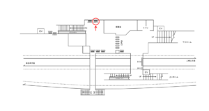 京急／京急富岡駅／／№23010駅看板・駅広告、位置図