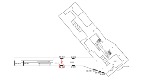 京急／羽田空港第3ターミナル駅／№B9-913№913駅看板・駅広告、位置図