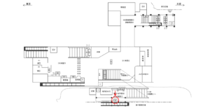 JR／蕨駅／本屋東口／№64駅看板・駅広告、位置図