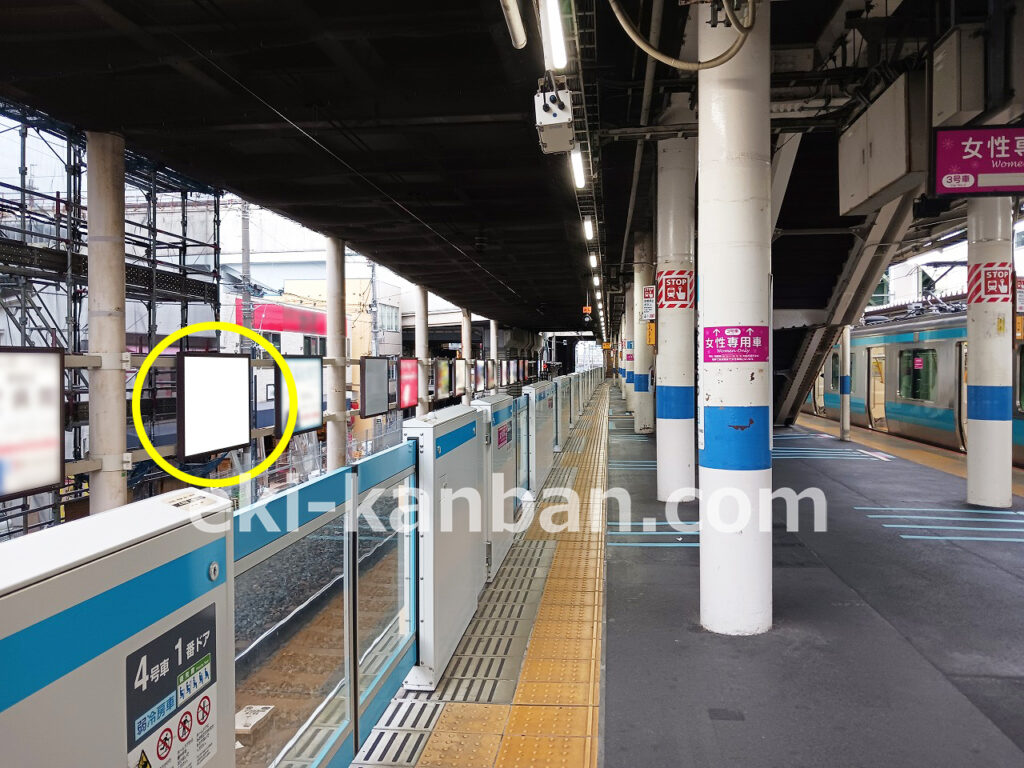 JR／南浦和駅／南行線側／№65駅看板・駅広告、写真 (1)