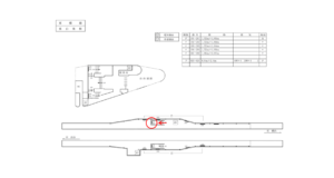 東急　東白楽駅／TY普通額面／№923駅看板・駅広告、位置図