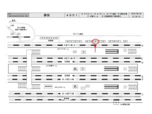 JR　蘇我駅／下り線側／№36駅看板・駅広告、位置図