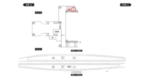 小田急　伊勢原駅／／№1306駅看板・駅広告、位置図