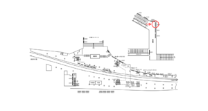 京急／品川駅／／№23010駅看板・駅広告、位置図