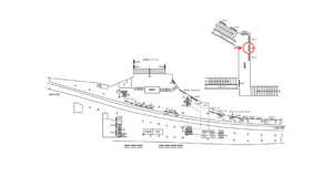 京急／品川駅／／№23011駅看板・駅広告、位置図