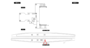 小田急　伊勢原駅／／№1708駅看板・駅広告、位置図