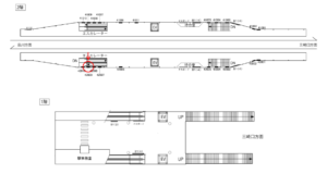 京急／雑色駅／／№42009駅看板・駅広告、位置図