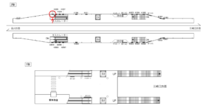 京急／雑色駅／／№41010駅看板・駅広告、位置図