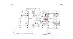 JR／西荻窪駅／本屋口／№118駅看板・駅広告、位置図