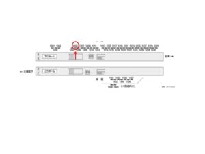 京成　船橋競馬場駅／／№1205駅看板・駅広告、位置図