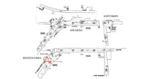 東京メトロ／溜池山王駅／銀座線／№16駅看板・駅広告、位置図