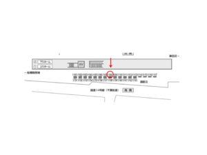 京成　谷津駅／／№1108駅看板・駅広告、位置図