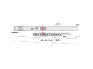 京成　谷津駅／／№1105駅看板・駅広告、位置図