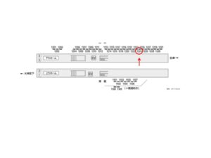 京成　船橋競馬場駅／／№1224駅看板・駅広告、位置図