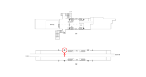 横浜市営／舞岡駅／／№9駅看板・駅広告、位置図