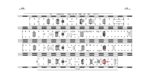 JR／赤羽駅／京浜ホーム／№12駅看板・駅広告、位置図