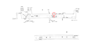 横浜市営／新横浜駅／／№32駅看板・駅広告、位置図