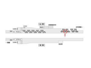 京成　堀切菖蒲園駅／／№1203駅看板・駅広告、位置図