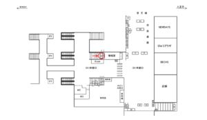 JR／橋本駅／本屋口／№16駅看板・駅広告、位置図